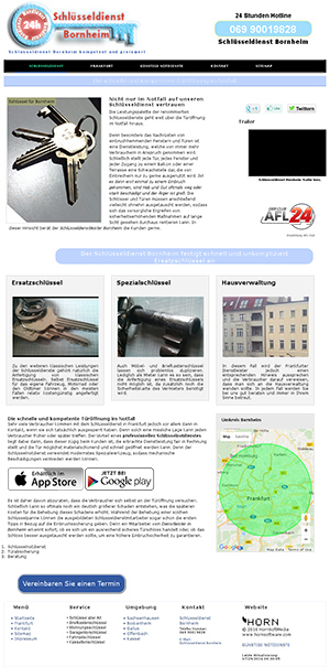 Schluesseldienst Bornheim Webseite